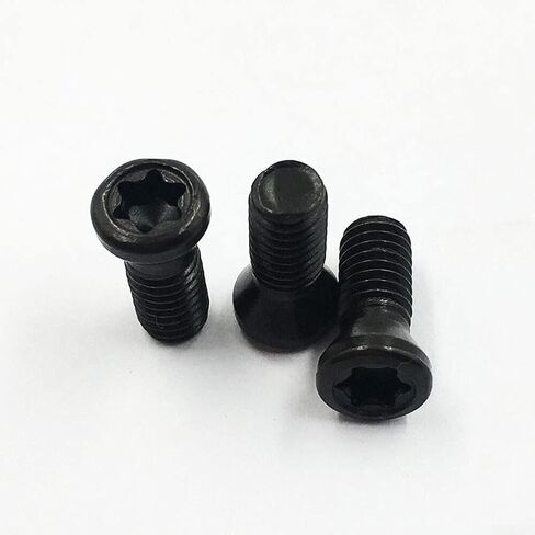 Minhe - مجموعة براغي كربيد CNC 50 قطعة M2 M2.2 M2.5 M 3 M 3.5 4 مم لحامل الأدوات من الكربيد، أسود in Kuwait