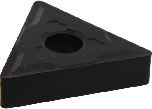 Hertel Turning Insert، TNMG 432-AS HC1250T، كربيد، لمسة نهائية مطلية، محايد، طول 1/2 بوصة، دائرة منقوشة 1/2 بوصة، نصف قطر الزاوية 1/32 بوصة، مثلث 60 درجة in Kuwait