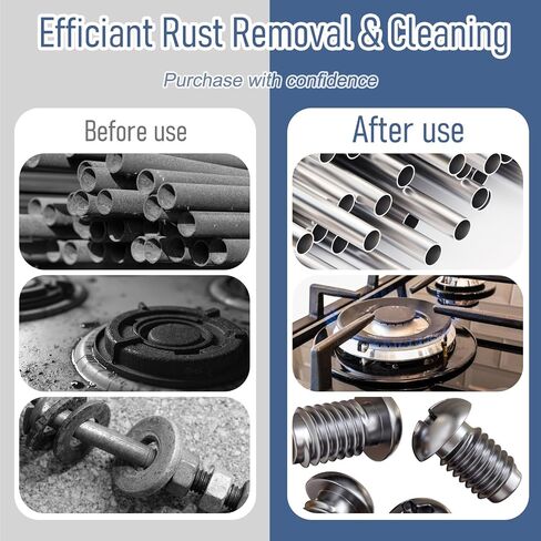 Tube Brush Kit 8 PCS Brass Wire Brush Stainless Steel Wire-Brushe11.8" Round Metal Bristle Cleaning for Deep Cleaning Pipes Auto Parts Bottles Tubes Narrow Spaces 4 Sizes (6mm/8mm/10mm/12mm) in Kuwait