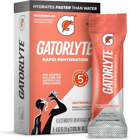 Gatorlyte Powder Orange, 16.9oz (Pack of 6) in Kuwait