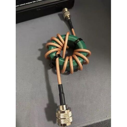 RF Choke CK300W Shortwave Common Mode Filter, 1.8-54MHz RF Choke Filter with 50dB Attenuation, 50Ω Impedance, 0.2dB Insertion Loss, SWR<1.2, Ferrite Core for Amateur Radio Indoor Use in Kuwait