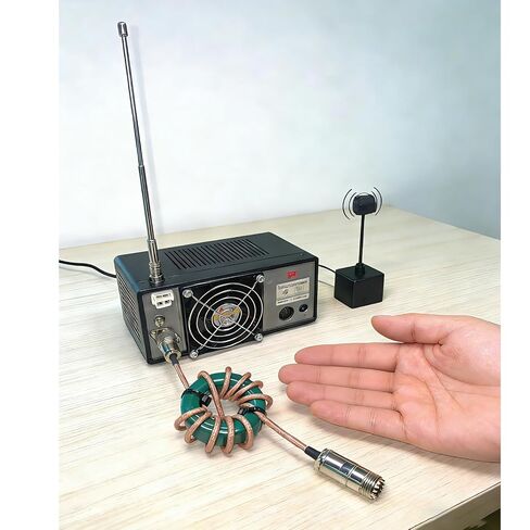 RF Choke CK300W Shortwave Common Mode Filter, 1.8-54MHz RF Choke Filter with 50dB Attenuation, 50Ω Impedance, 0.2dB Insertion Loss, SWR<1.2, Ferrite Core for Amateur Radio Indoor Use in Kuwait