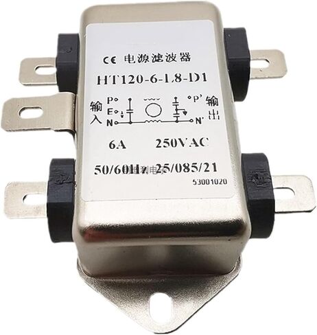 مرشح طاقة التيار المتردد أحادي الطور HT120-10-L8-D1 3A 5A 6A 10A HT121-6-W5-D3(HT120-5-L8B-D1 5A) in Kuwait