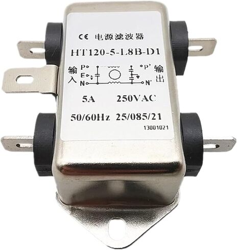 مرشح طاقة التيار المتردد أحادي الطور HT120-10-L8-D1 3A 5A 6A 10A HT121-6-W5-D3(HT120-5-L8B-D1 5A) in Kuwait
