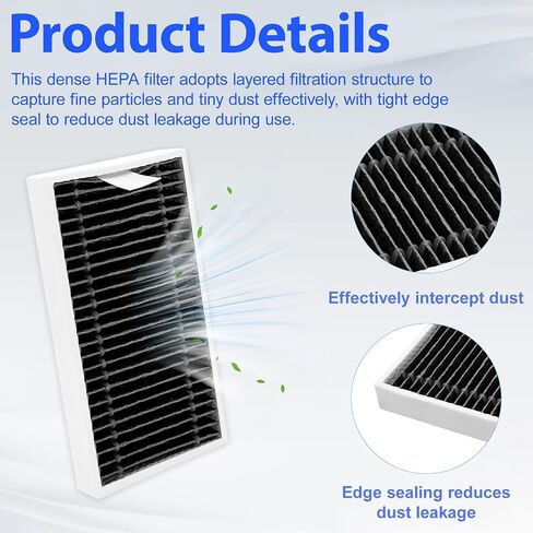 ملحقات المرشحات لـ ECOVACS DEEBOT T90 PRO Omni، T90 Omni، X12 PRO OMNI مكنسة كهربائية، T90 PRO Omni Filter استبدال 6 قطع in Kuwait