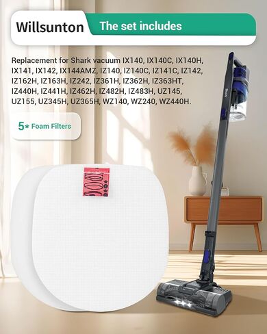 IX141 Filters Replacement for Shark Rocket Pet Pro Cordless Stick Vacuum IX140 IX141 IX142 IZ140 IZ141C IZ142 IZ162H IZ362H IZ363HT IZ440H IZ462H IZ482H IZ483H UZ145, Comapre to Part #617FJ140 in Kuwait