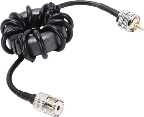 Fafeicy Shortwave Choke Ring 1.8-30MHz 600W 1:1 Balun الحالي مع موصلات M لنظام راديو هام الوضع المشترك لقمع الضوضاء in Kuwait