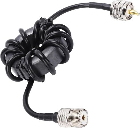 Fafeicy Shortwave Choke Ring 1.8-30MHz 600W 1:1 Balun الحالي مع موصلات M لنظام راديو هام الوضع المشترك لقمع الضوضاء in Kuwait