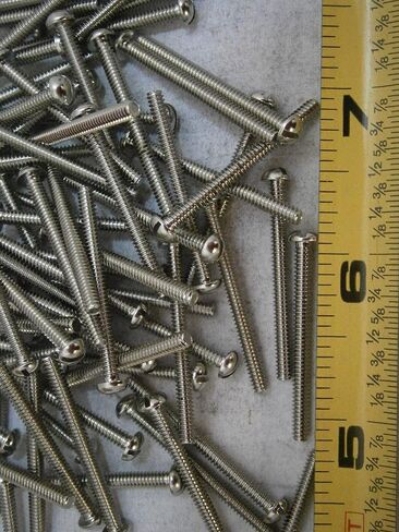 New Pack of Machine Screws 4/40 x 1-1/4 Slotted Round Head Brass Lot of 40#4579 Multi-Purpose Comprehensive Hardware Fastener Assortment Kit WnyNEH06798 in Kuwait