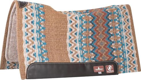 Classic Equine Zone Blanket Top Pad, 3/4-inch Felt, Umber-Cashmere, 34 x 38 in Kuwait
