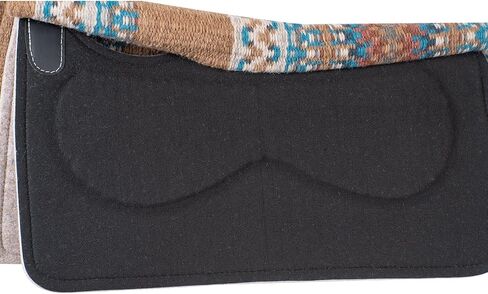 Classic Equine Zone Blanket Top Pad, 3/4-inch Felt, Umber-Cashmere, 34 x 38 in Kuwait