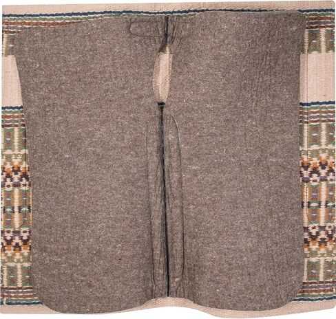 Classic Equine Classic Straight Blanket Top Pad, 1-inch, Latte-Navy, 34 x 38 in Saudi Arabia