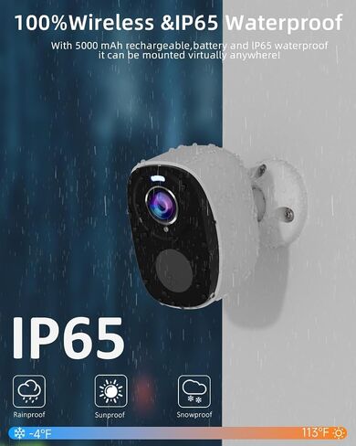 كاميرات الأمان اللاسلكية في الهواء الطلق ، كاميرا تعمل بالبطارية 2K للأمان المنزلي مع IP65 ، SD/ Free Cloud Storage ، لا توجد رسوم شهرية ، اكتشاف حركة الذكاء الاصطناعي ، رؤية ملونة ليلية ، صوت ثنائي الاتجاه (BW4-G-4Pack) in Kuwait