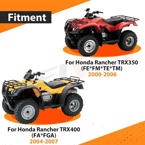 WeiSen 3000lb Electric Winch Kit with Rocker Switch and Winch Mount Compatible with Honda Rancher TRX350 TRX400 2000-2008, with 32ft Synthetic Line Hawse Fairlead Hook and Line Stopper in Kuwait