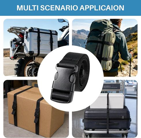 أحزمة ربط البطارية EXVITAL للأسفل، حزام صندوق بطارية سريع الفك لحزام الأمتعة للقوارب RV (1 بوصة × 48 بوصة، 2 قطعة) in Kuwait