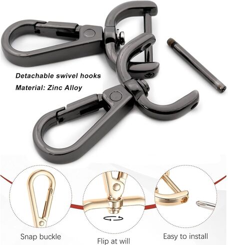 Shoulder Strap Clips for Yeti Daytrip Lunch Bag – Convert to Crossbody or Shoulder Bag, Secure Wobble‑Free Attachment, Hands‑Free Carry (2Pcs,Strap Not Included) in Saudi Arabia