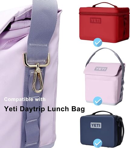 Shoulder Strap Clips for Yeti Daytrip Lunch Bag – Convert to Crossbody or Shoulder Bag, Secure Wobble‑Free Attachment, Hands‑Free Carry (2Pcs,Strap Not Included) in Saudi Arabia