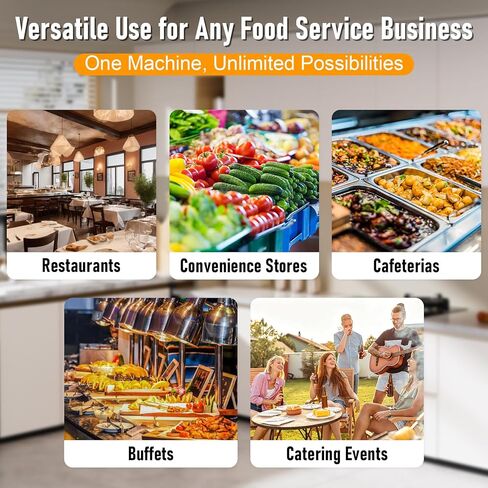 Commercial Food Warmer 6 Pan 48QT Stainless Steel Buffet Server with Precise Temperature Control 86-185°F, 1500W Bain Marie Steam Table for Restaurants Catering Food Truck, with Lids & Drain Valve in Kuwait