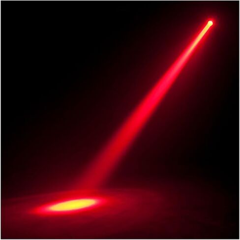 أضواء DJ الأمريكية Sabre Spot RGBL Pinspot 20W LED DMX RDM، عدسة ACL، 63 لون ماكرو، 2 مرشحات الصقيع، للمسرح، وكرات المرآة، والأحداث، قطعتان in Kuwait