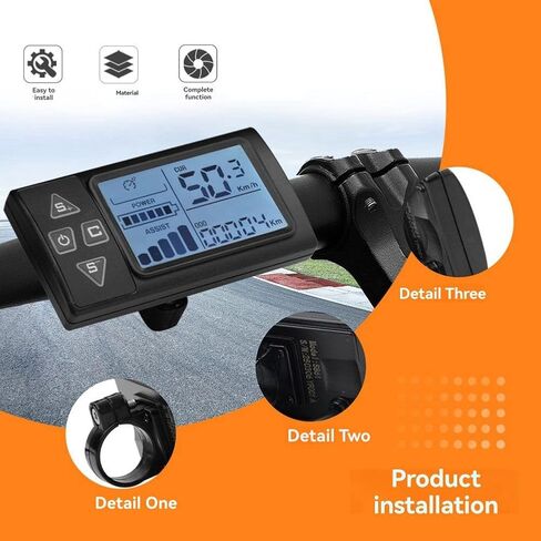 40A 36 فولت 48 فولت 52 فولت 1500 واط 2000 واط S861 فرش السيارات محرك تحكم اللون LCD عدة لإصلاح الجبلية Ebike سكوتر in Kuwait
