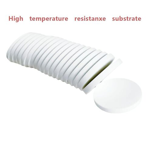 Alumina Ceramic Round Sheets, 10 Pcs 99% Alumina Ceramic Discs for Electrical Thermal Stability 6-12mm x 0.25-1mm(1mmx12mm) in Kuwait