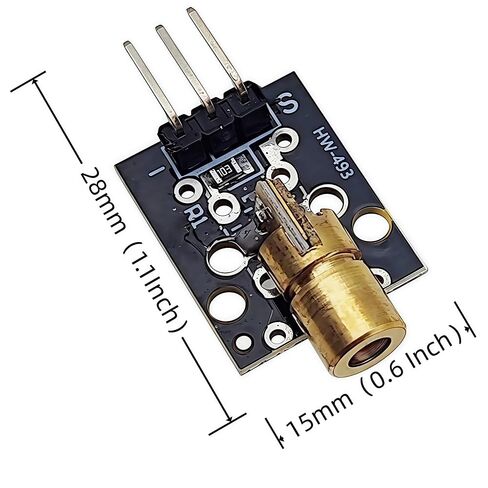 10 قطعة 3 دبابيس KY-008 650nm نقطة ديود النحاس رئيس الليزر وحدة إرسال الاستشعار الأحمر 5 فولت متوافق مع اردوينو in Kuwait