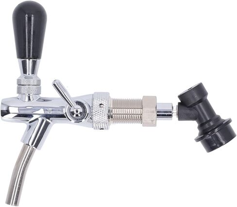 G5/8 Beer Tap, 304 Stainless Steel, Adjustable Flow Rate, Suitable for Bars, Restaurants, and Liquid Dispensing Equipment in Kuwait