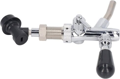 G5/8 Beer Tap, 304 Stainless Steel, Adjustable Flow Rate, Suitable for Bars, Restaurants, and Liquid Dispensing Equipment in Kuwait