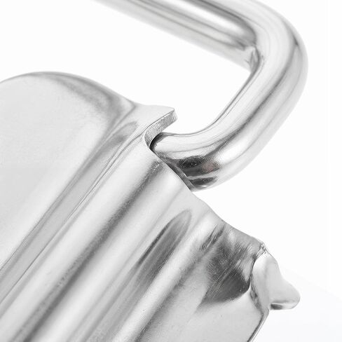 UKCOCO 8pcs Toolbox Pull Handles, Stainless Steel Folding Handles for Box Lifting, Fits Cabinets, Stage Cases, Trunk, Tool Chests, Dresser Drawers Accessories in Kuwait