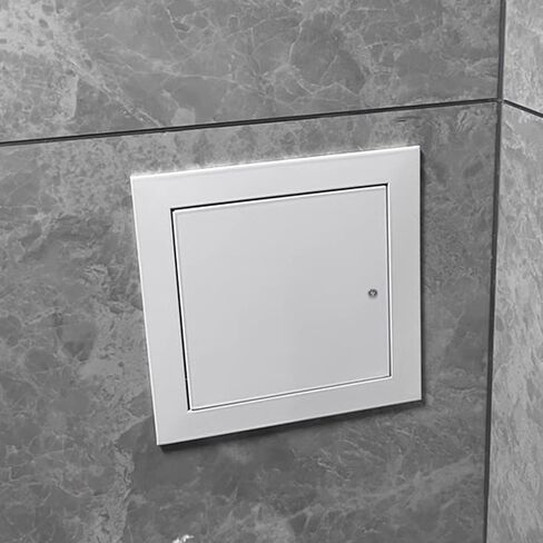 Lockable Metal Ceiling Hatch Access Panel, Attic Door Inspection Cover, Durable Meter Box Shield for Shower Valve & Service Access, Secure & Easy Installation in Kuwait