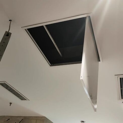 Lockable Metal Ceiling Hatch Access Panel, Attic Door for Inspection, Durable Meter Box Shield for Shower Valve & Service Access - Secure & Easy Access Solution in Kuwait