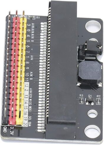 لوحة توسيع Yoidesu Micro Bit GPIO، مستلزمات تعليم برمجة الأطفال، مقبس أفقي 40P مع مؤشر الطاقة، منفذ IO 3 سنون، محول لفتحات تثبيت اللوحة in Kuwait