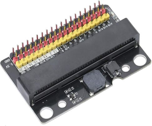 لوحة توسيع Yoidesu Micro Bit GPIO، مستلزمات تعليم برمجة الأطفال، مقبس أفقي 40P مع مؤشر الطاقة، منفذ IO 3 سنون، محول لفتحات تثبيت اللوحة in Kuwait