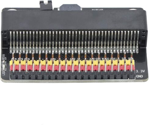 لوحة توسيع Yoidesu Micro Bit GPIO، مستلزمات تعليم برمجة الأطفال، مقبس أفقي 40P مع مؤشر الطاقة، منفذ IO 3 سنون، محول لفتحات تثبيت اللوحة in Kuwait
