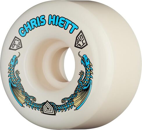 Powell Peralta Chris Hiett Dragon Formula Skateboard Wheels 97A, V7 Double Lock, 54mm x 34mm in Kuwait