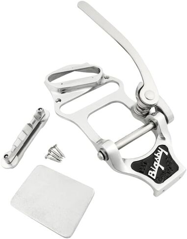 قطعة ذيل Bigsby B16 مع حافة جسر ورقبة، ألومنيوم مصقول in Kuwait