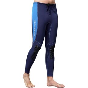 سراويل Skyone Wetsuit للنساء والرجال 3 مم من النيوبرين، سراويل السباحة الضيقة، سراويل طويلة للغوص تحت الماء، سراويل سباحة حرارية لبدلة السباحة لركوب الأمواج والغطس والتجديف بالكاياك in Kuwait