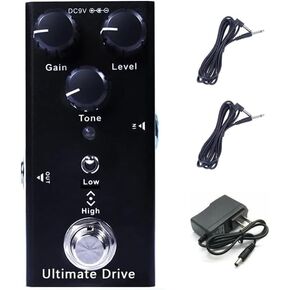 Cate Ultimate Drive distortion Electric Guitar Effects Pedal Mini Single Type DC 9V True Bypass Electric guitar effects Tone in Saudi Arabia
