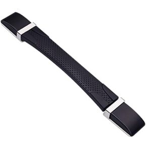Retractable Handle Zinc Alloy PVC Steel Flexible Replacement Sturdy Carrying Pull Suitable for Luggage Repair toolboxes Wooden crates Frequent commuters, Black 195MM in Saudi Arabia