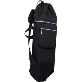Skateboard Backpack for Longboard & Skateboard - Portable Carry Case with Adjustable Straps for Travel & Outdoor Sports in Kuwait