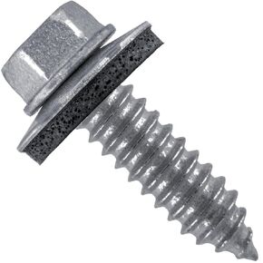 17 x 1 NO Paint Metal Roofing Screws - Metal Panel to Metal Purlins and Recovery Screws - Hex Washer Head - EPDM Washer. 1 x 250 Count Bag - 250 Screws in Kuwait
