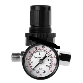 1pc Dial Pool Pressure Gauge Air Pressure Regulator Reducer 1/8 Inch NPT Adaptor T4MC in Kuwait