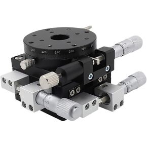 XYR Axis 80mm Micrometer Manual Trimming Platform Translation Table And Rotary Cross Rail in Kuwait