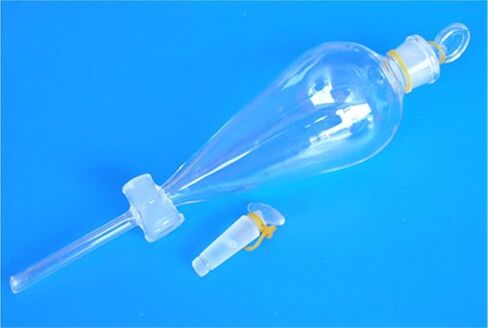 1PC 2000mL Glass Separating Funnel with Glass Stopper Screw Tap Separatory Funnel Laboratory Glassware in Kuwait