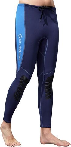 سراويل Skyone Wetsuit للنساء والرجال 3 مم من النيوبرين، سراويل السباحة الضيقة، سراويل طويلة للغوص تحت الماء، سراويل سباحة حرارية لبدلة السباحة لركوب الأمواج والغطس والتجديف بالكاياك in Kuwait