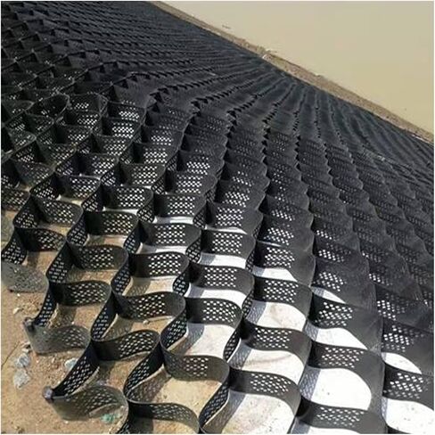 Durable 2-Inch Honeycomb Gravel Driveway Grate - Honeycomb Geo Grid for Garden Shed Base, Mud Control Mesh, Walkway Grating, Landscape & Drainage Solutions (3x8 m/10x26 ft) in Kuwait
