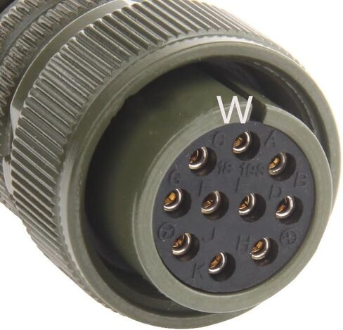 MS3106 18-19S PlugHole مقبس توصيل الطيران القياسي الأمريكي العسكري in Kuwait