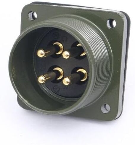 22-22P Sock Pin Aviation Plug Servo Motor Connector MS5015 4-core 4 US Military Standard in Kuwait
