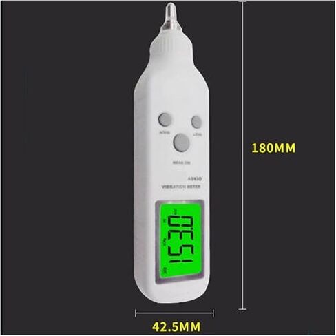 Vibration Meter Tester Pocket Vibro,Pen Gau Analyzer Measure Precision Sensitivity Accelero Smart Sensor AS63D for HVAC,Motors in Kuwait