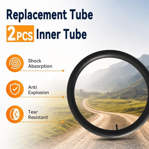 أنبوب دراجة 2-Pack 16x2.125 أنبوب داخلي 16x2.125 16x1.95/2.125 | 16x1.95 16x2.10 أنبوب دراجة أنبوب 35 مللي متر AV شريدر صمام مع 2 عتلات الإطارات in Kuwait